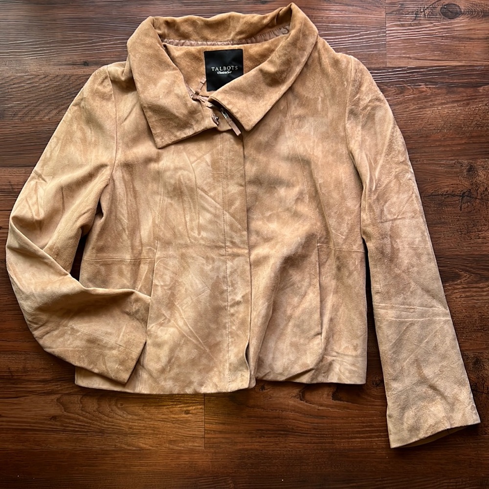 Light Brown Talbots Leather Jacket - image 1